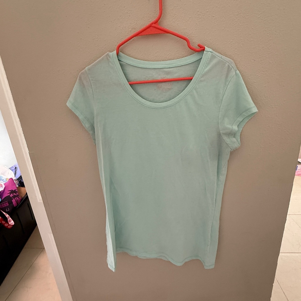 Mint Soft Scoop Neck T Shirt XL